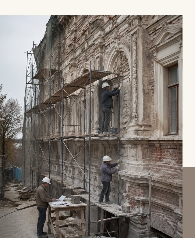 Реставрация объектов культурного наследия под ключ в Ефремах